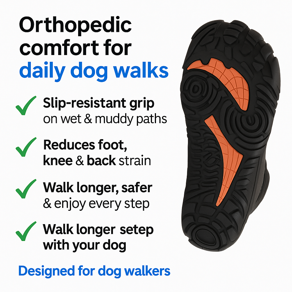 Explorer – All-Day Comfort & Weather-Ready Shoes for Dog Walkers
