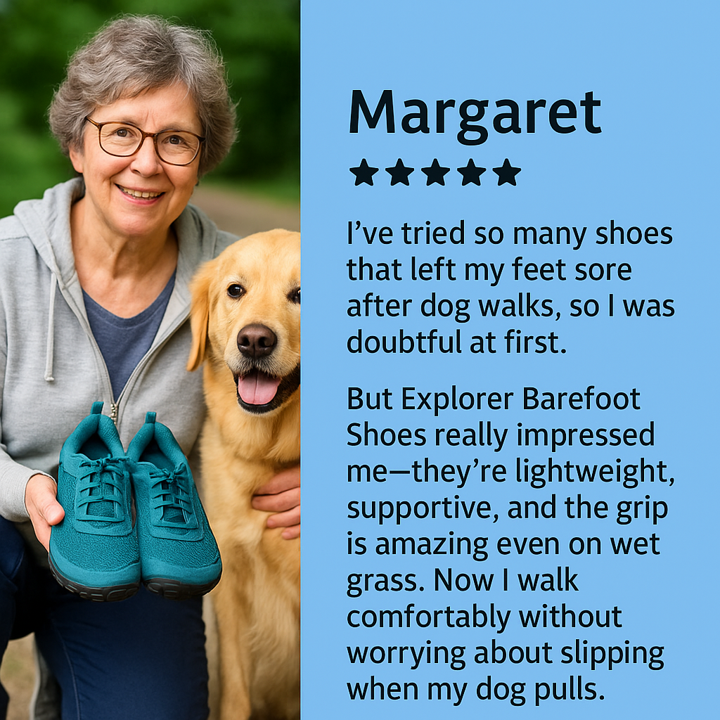 Explorer – All-Day Comfort & Weather-Ready Shoes for Dog Walkers