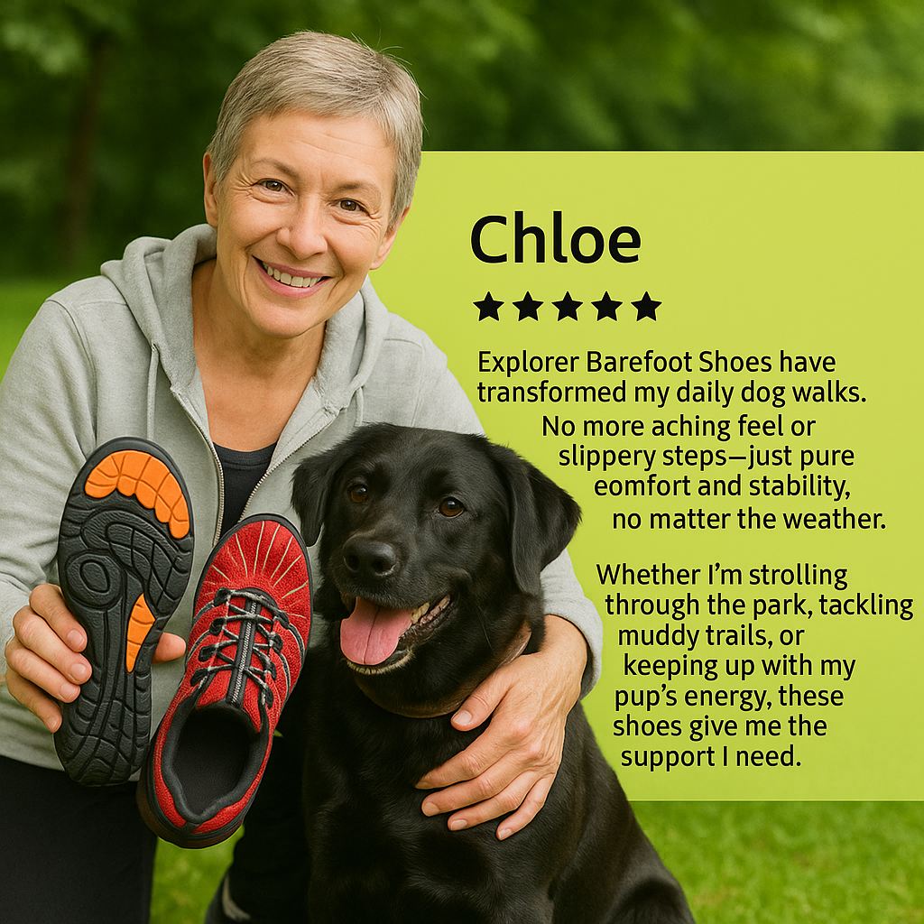 Explorer – All-Day Comfort & Weather-Ready Shoes for Dog Walkers