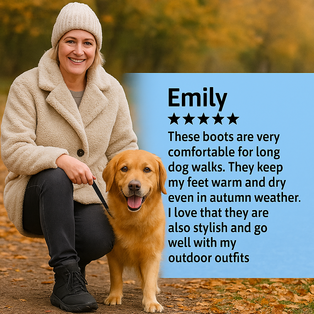 Explorer – All-Day Comfort & Weather-Ready Shoes for Dog Walkers