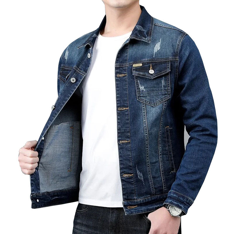 Blue Horizon Men's Denim Casual Spring Jacket