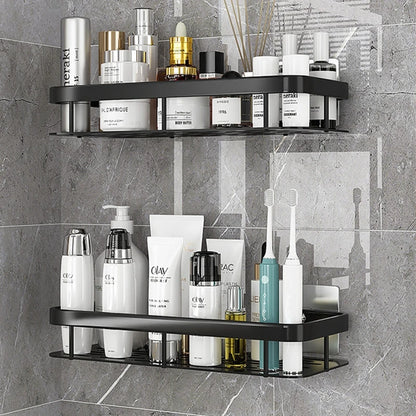 EleganceVista Deluxe Floating Bathroom Shelf - set of 2