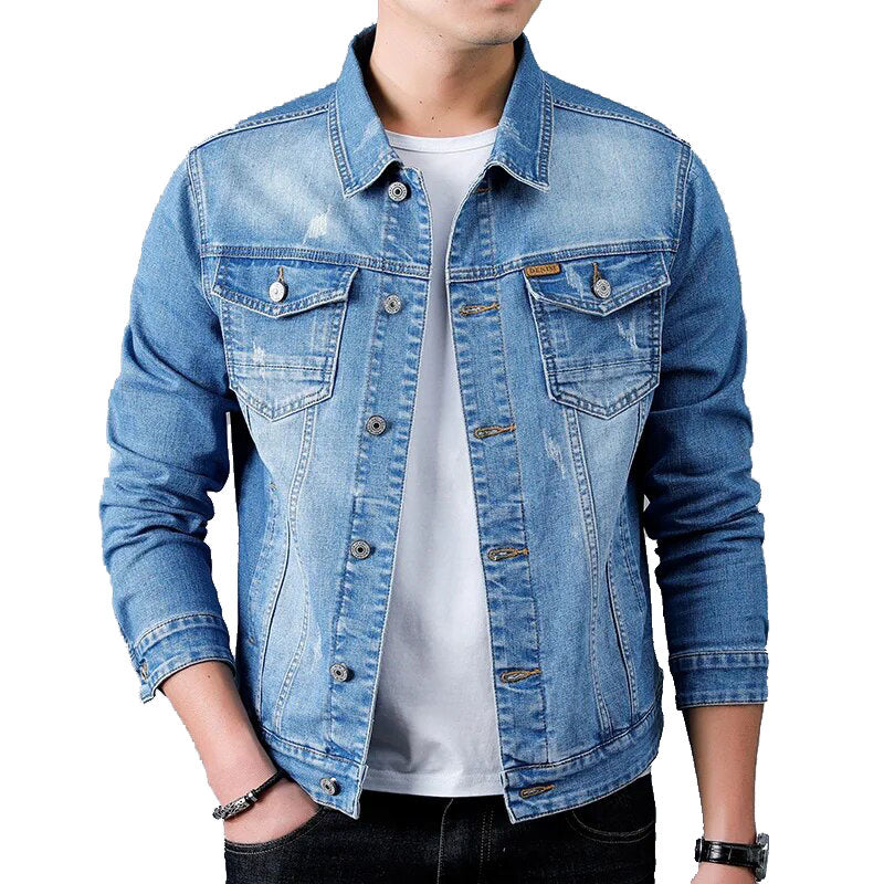 Blue Horizon Men's Denim Casual Spring Jacket