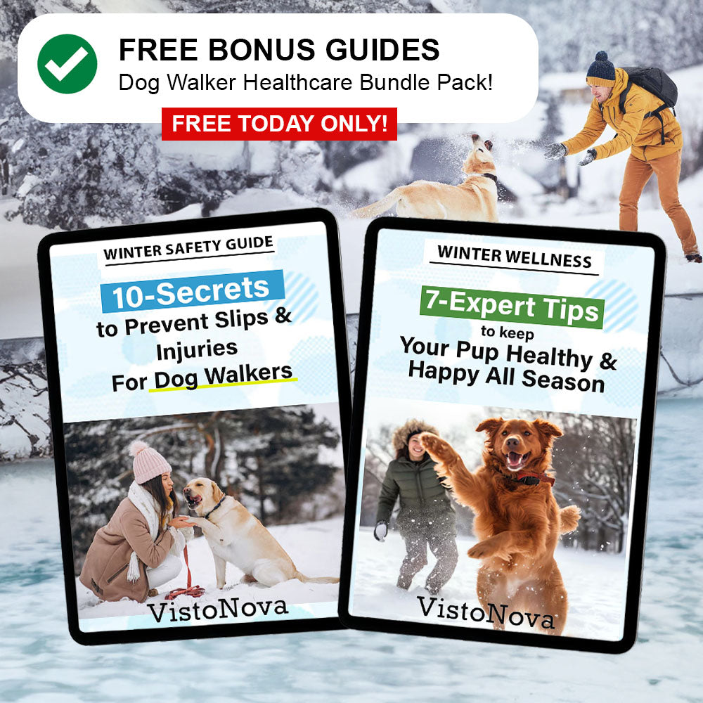 VistoNova WinterShield™ - Waterproof, Anti-Slip Boots for Safe Dog Walks