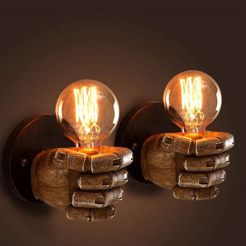 ArtistryAegis Vintage Hand Wall Lights