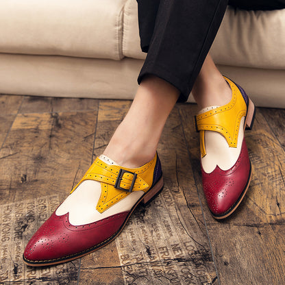 Dalton Windsor Monk Strap Leather Loafers